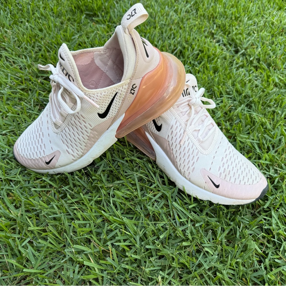 Nike Light Pink Athletic Shoes with Air Max Technology